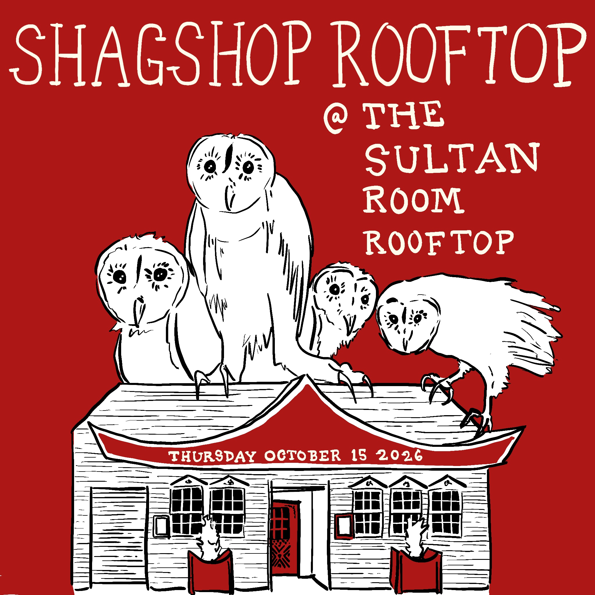 Poster for Sultan Room Rooftop on Thursday, October 15, 2026